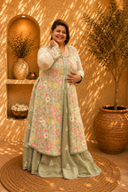 Organza Lehenga Set