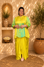 Modal Satin Punjabi Drape