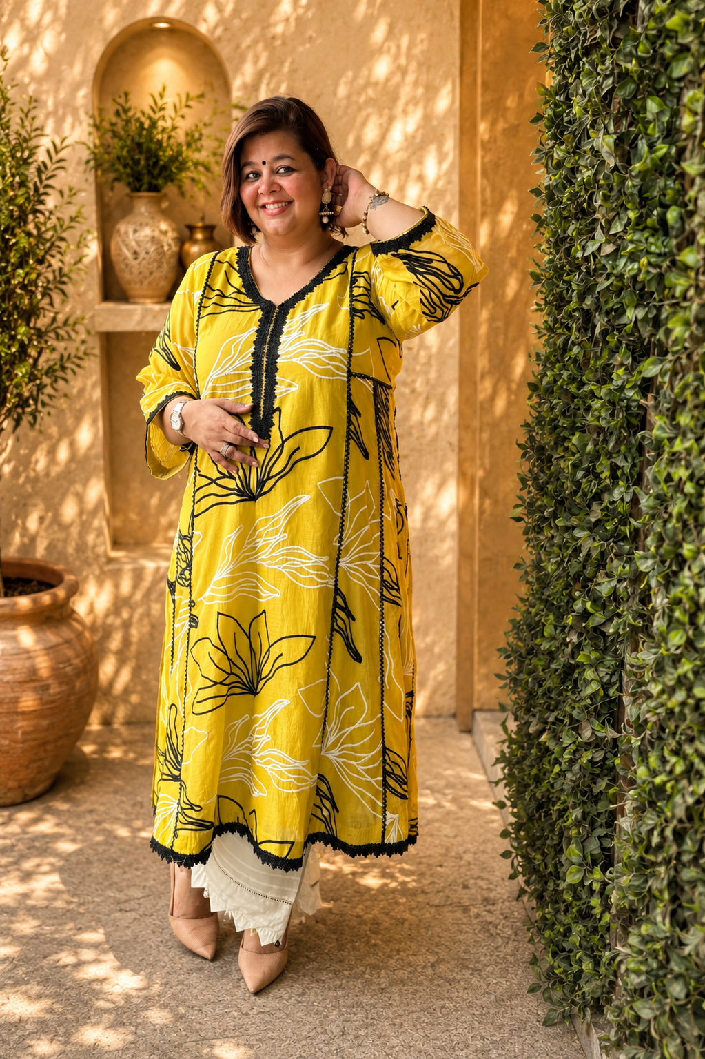 Pure Mal Chanderi Kurta