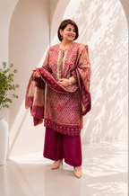 Zariya Maheshwari Silk Suit Set