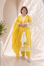 Noorika Embroidered Chanderi Set