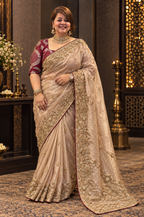 Pure Tissue Organza Saree