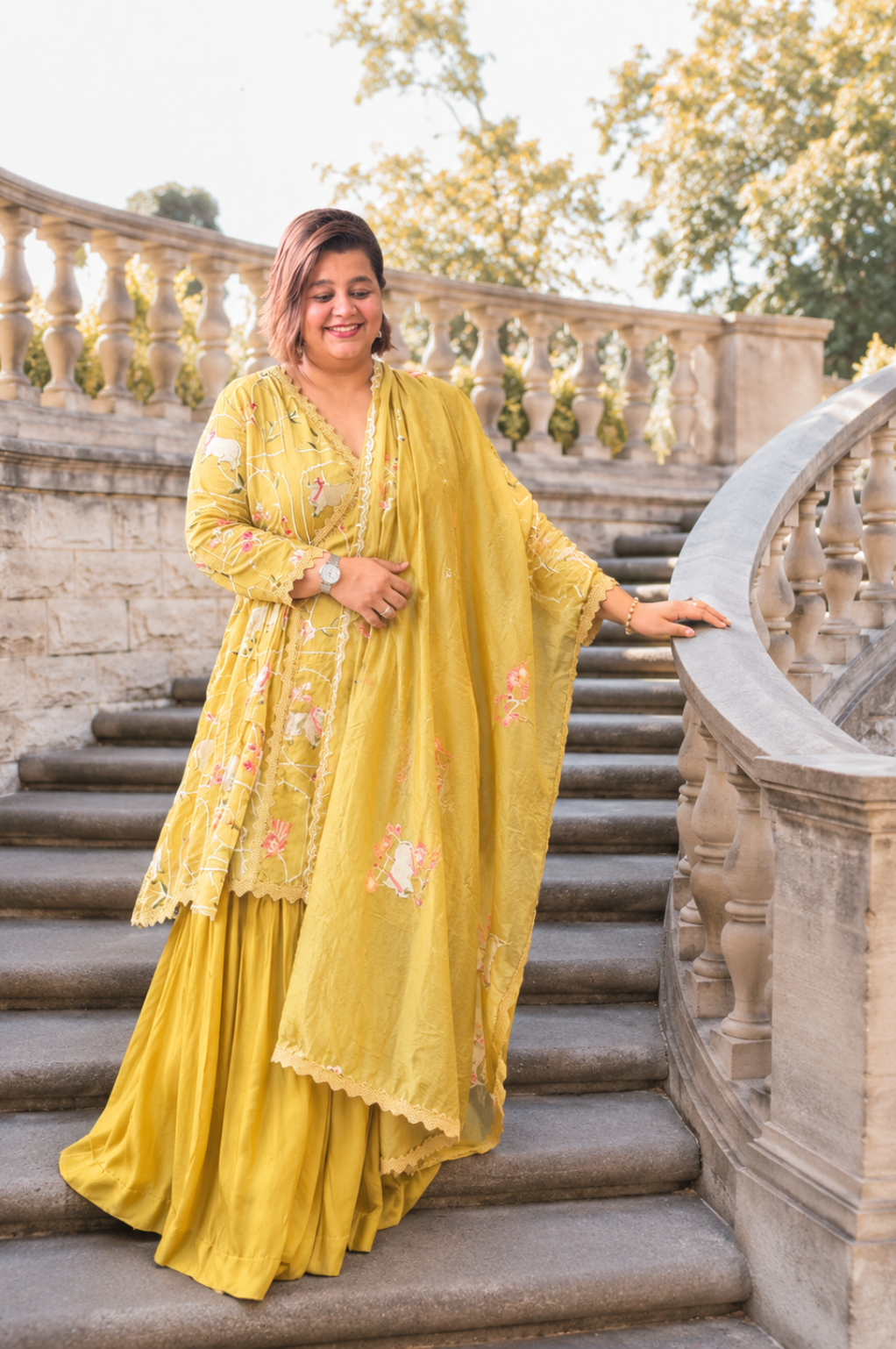 Pichwai Sharara Set