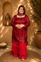 Phulkari Sharara Set