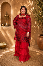 Phulkari Sharara Set