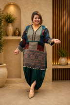 Modal Ajrakh Dhoti Set