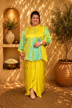 Modal Satin Punjabi Drape