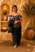 Armani Satin Drape Dress