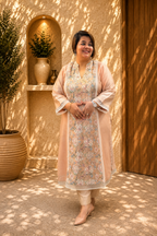 Premium Mul Chanderi Top & Bottom Set